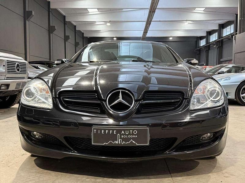 Usata Mercedes SLK200 163 CV (119 kW) 2007 Blu metallizzato Cabrio