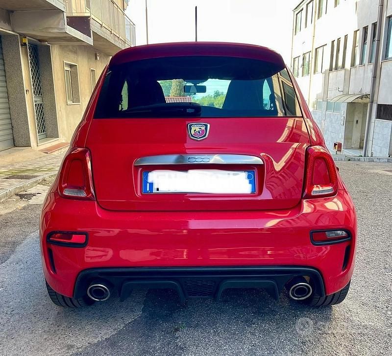 Usata Abarth 595 145 CV (106 kW) 2018 Rosso Berlina