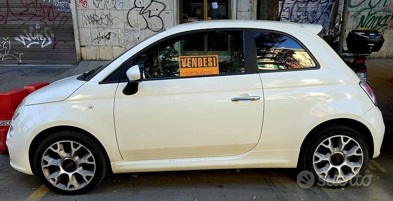 Usata Fiat 500 Sport 95 CV (69 kW) 2015 Bianco Berlina