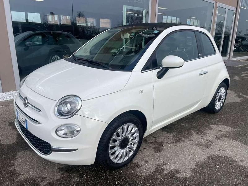 Usata Fiat 500C Lounge 69 CV (50 kW) 2016 Bianco Cabrio
