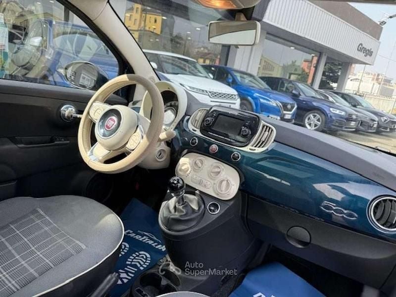 Usata Fiat 500 Lounge 69 CV (50 kW) 2018 Blu Utilitaria