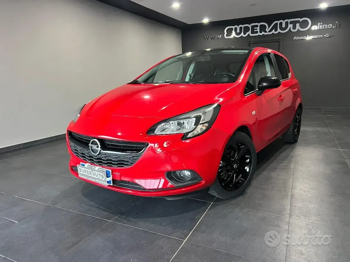 Usata Opel Corsa 90 CV (66 kW) 2019 Rosso Utilitaria