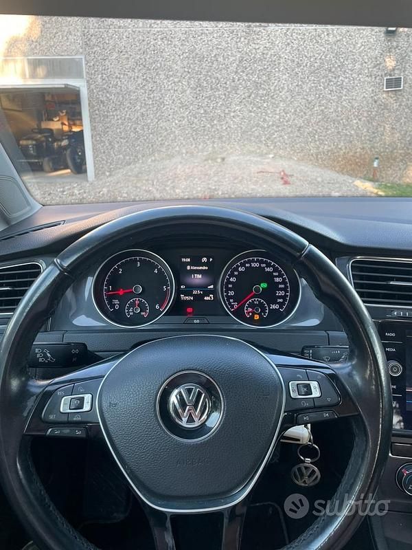 Usata VW Golf VII 115 CV (84 kW) 2018 Grigio Berlina