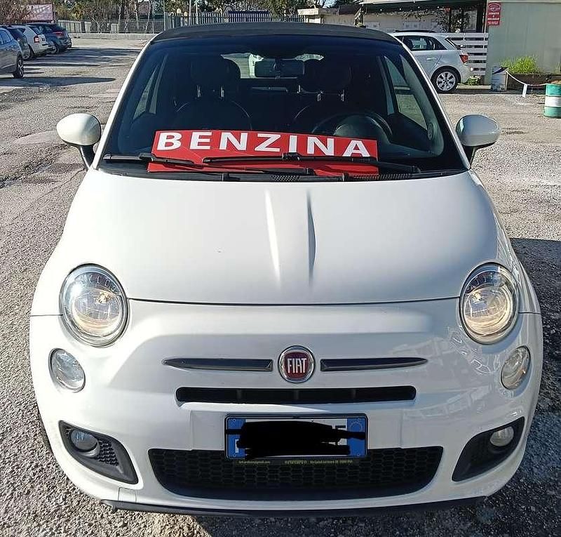 Usata Fiat 500C Pop 69 CV (50 kW) 2014 Bianco Cabrio