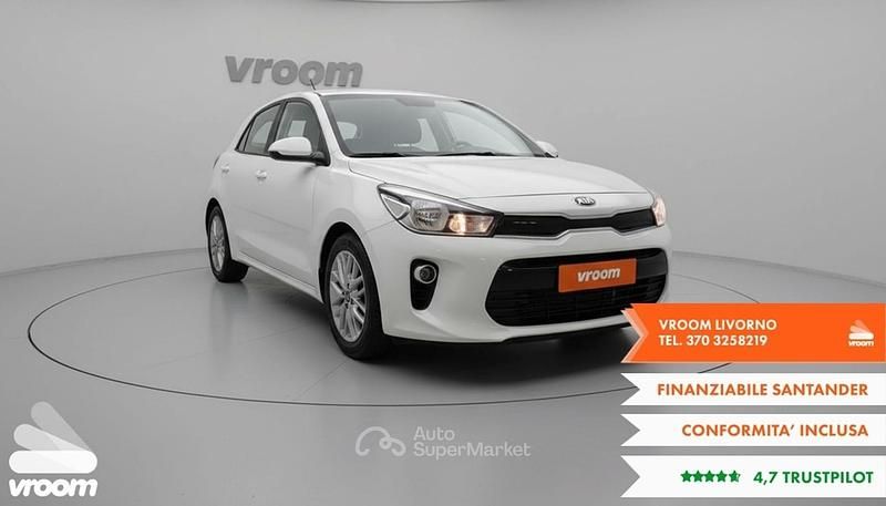 Usata Kia Rio 101 CV (74 kW) 2017 Bianco Utilitaria