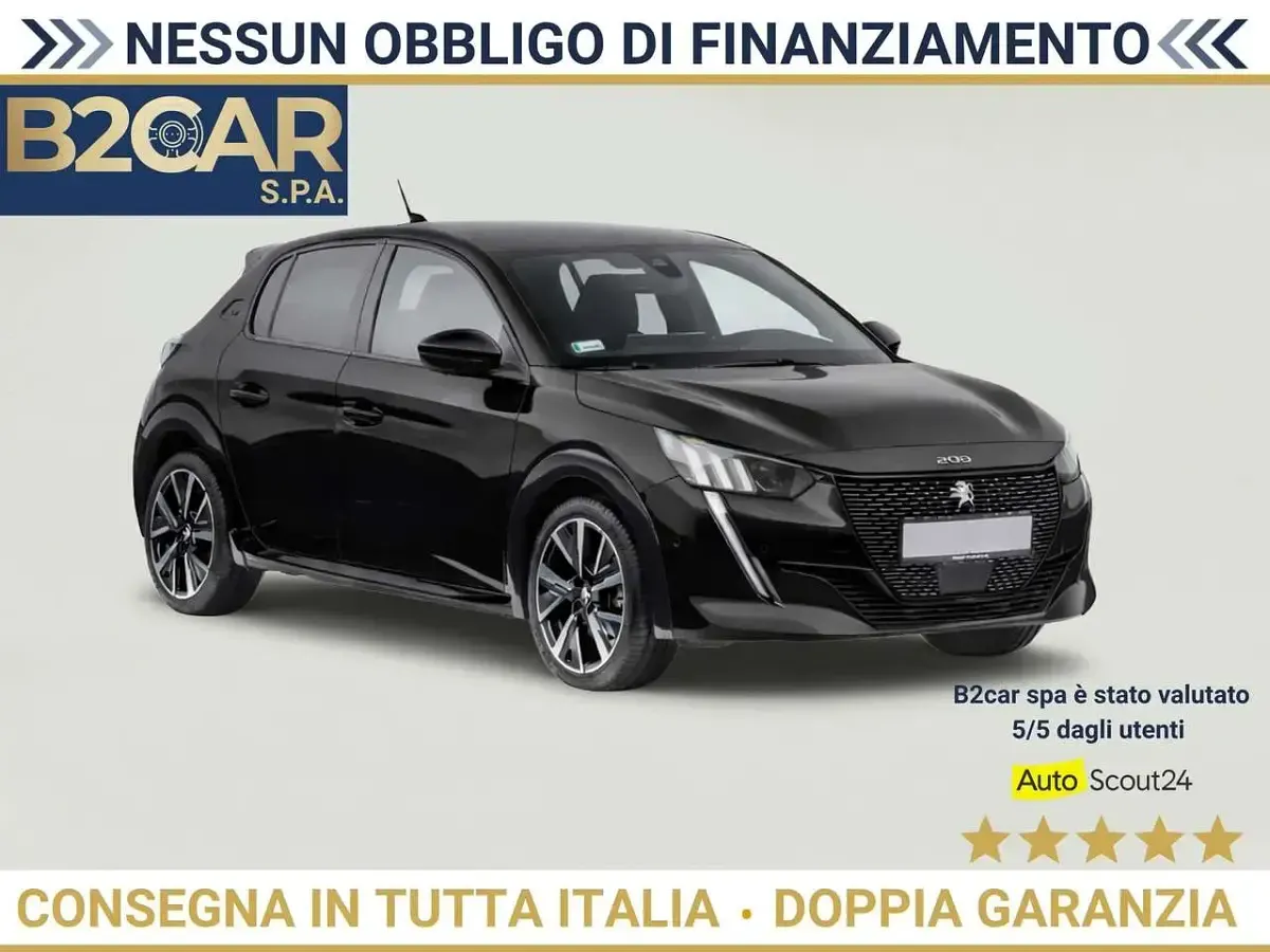 Usado Peugeot e-208 Allure 114 kW (156 CV) 2023 Negro Utilitario