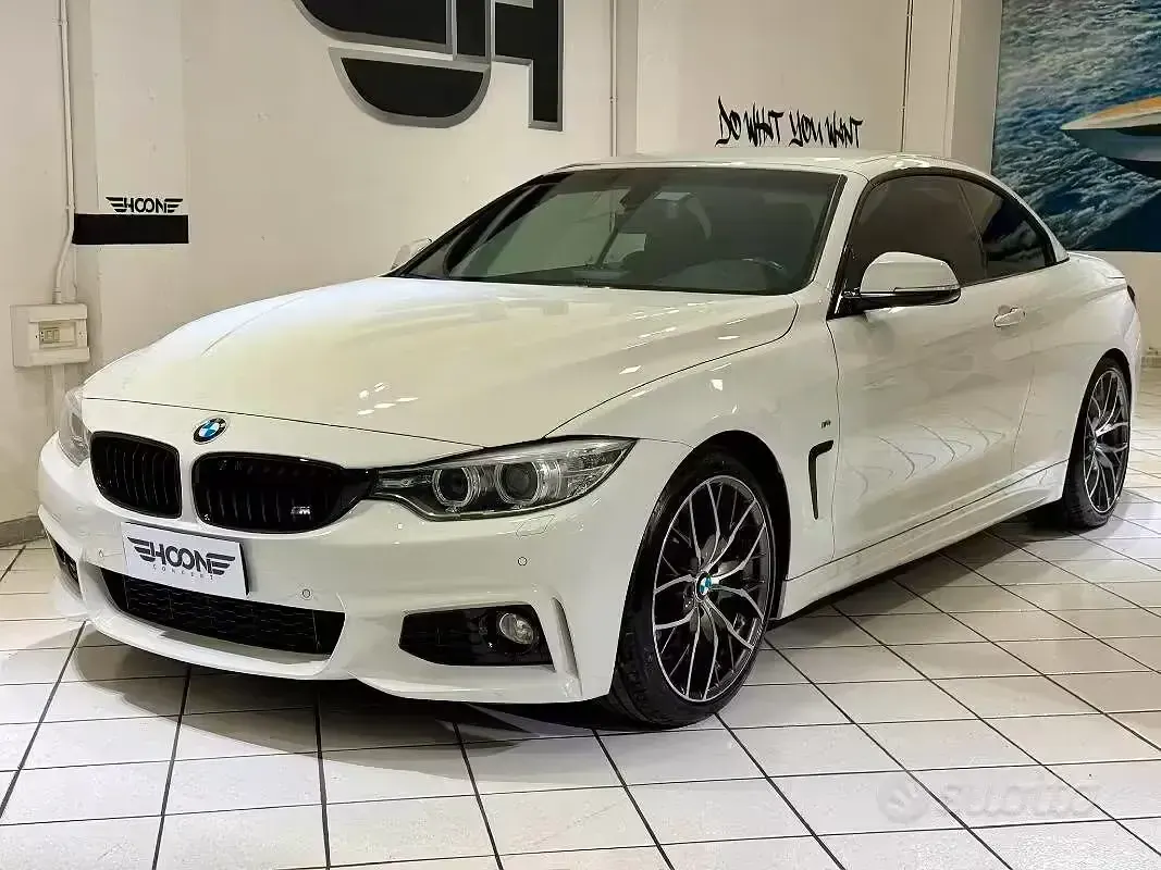 Usata BMW 420 Cabriolet M Sport 184 CV (135 kW) 2015 Bianco Cabrio