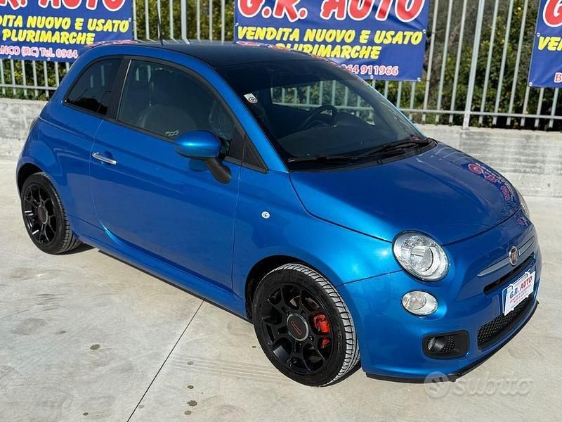 Usata Fiat 500 Sport 95 CV (69 kW) 2015 Blu Utilitaria