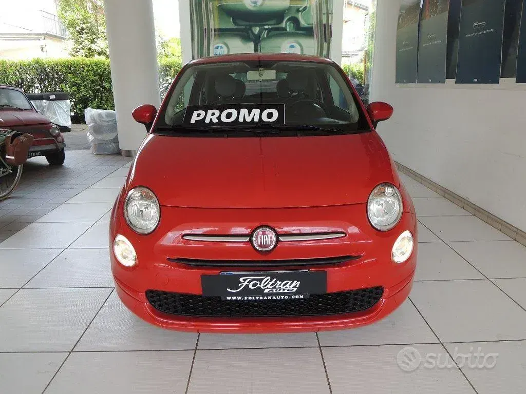 Usata Fiat 500 Lounge 69 CV (50 kW) 2018 Rosso Utilitaria