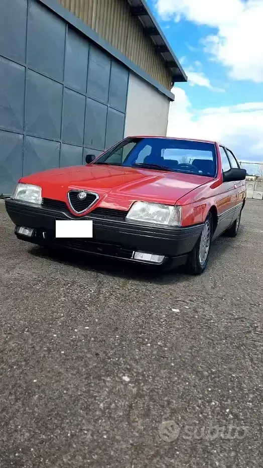 Usata Alfa Romeo 164 188 CV (138 kW) 1990 Rosso Berlina