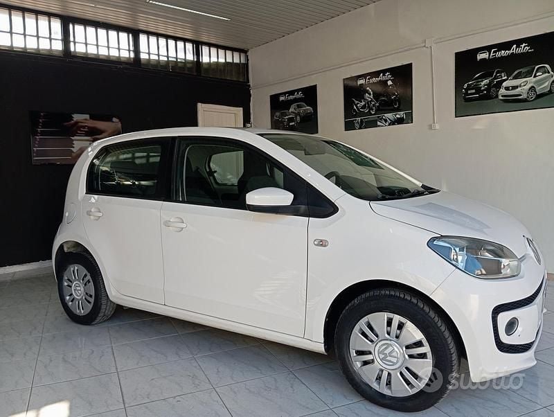 Usata VW up! 68 CV (50 kW) 2014 Bianco Utilitaria