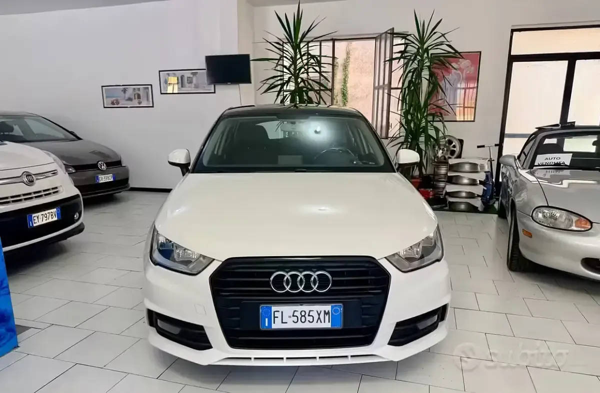 Usata Audi A1 S-Line 95 CV (69 kW) 2017 Bianco Utilitaria
