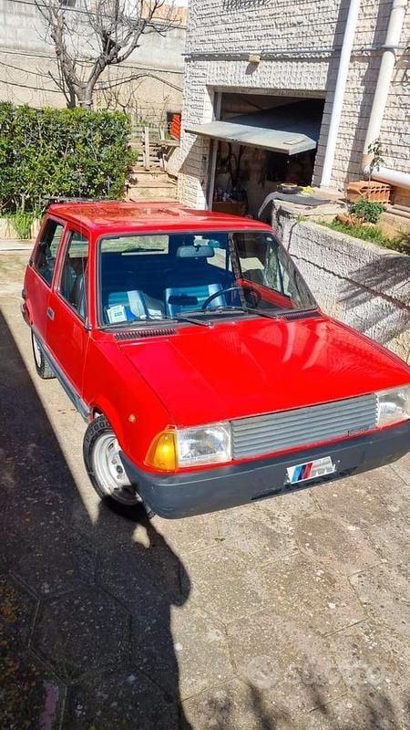 Usata Innocenti Mini 1981 Rosso Utilitaria