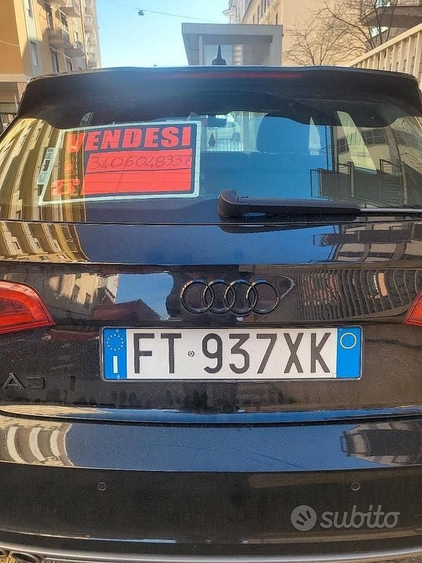 Usata Audi A3 150 CV (110 kW) 2015 Nero Berlina