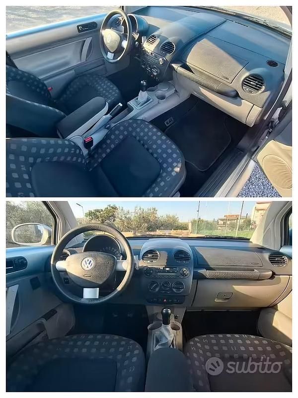 Usata VW New Beetle Highline 90 CV (66 kW) 2002 Grigio Utilitaria