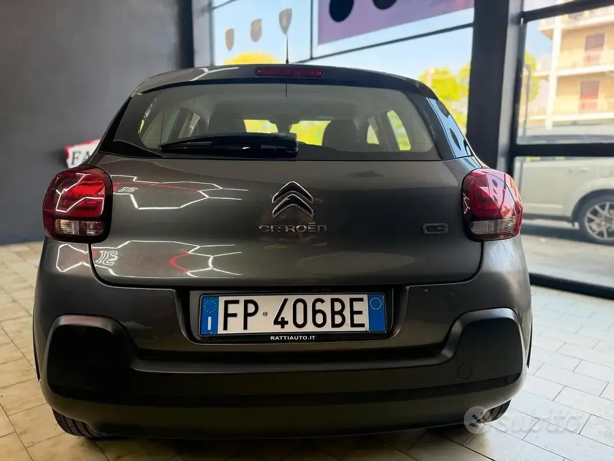 Usata Citroën C3 PureTech 82 CV (60 kW) 2018 Grigio Utilitaria