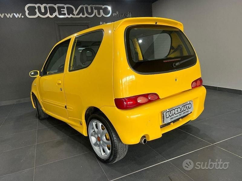 Usata Fiat Seicento Abarth 54 CV (39 kW) 1998 Giallo Utilitaria