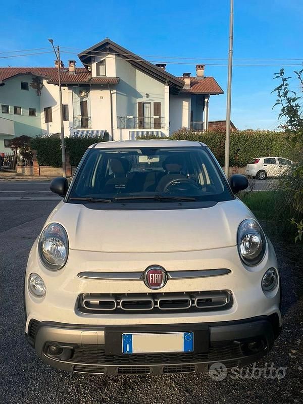 Usata Fiat 500L Cross 95 CV (69 kW) 2018 Bianco Monovolume