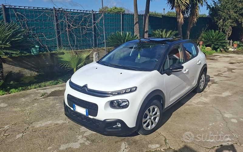 Usata Citroën C3 Feel 83 CV (61 kW) 2019 Bianco Utilitaria