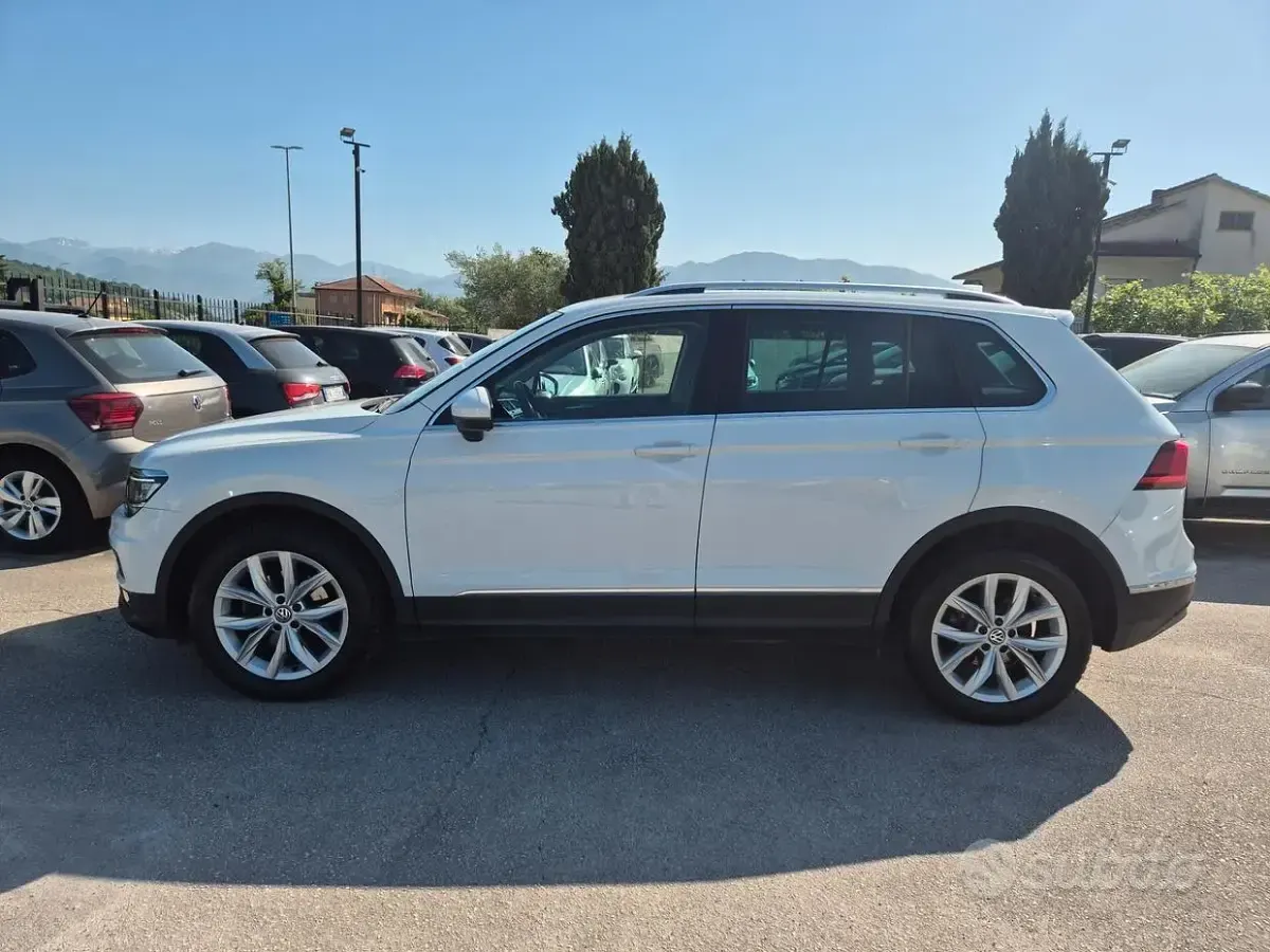 Usata VW Tiguan 150 CV (110 kW) 2018 Bianco SUV