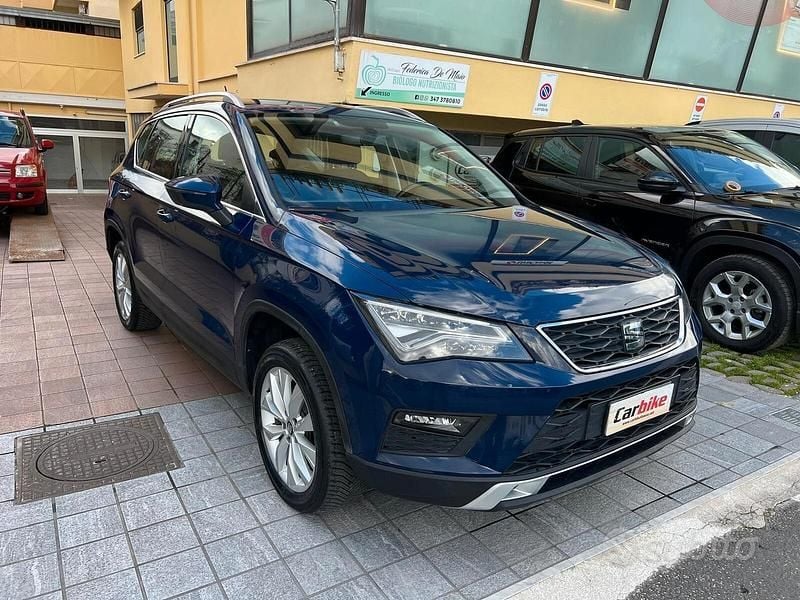 Usata Seat Ateca 116 CV (85 kW) 2017 Blu SUV