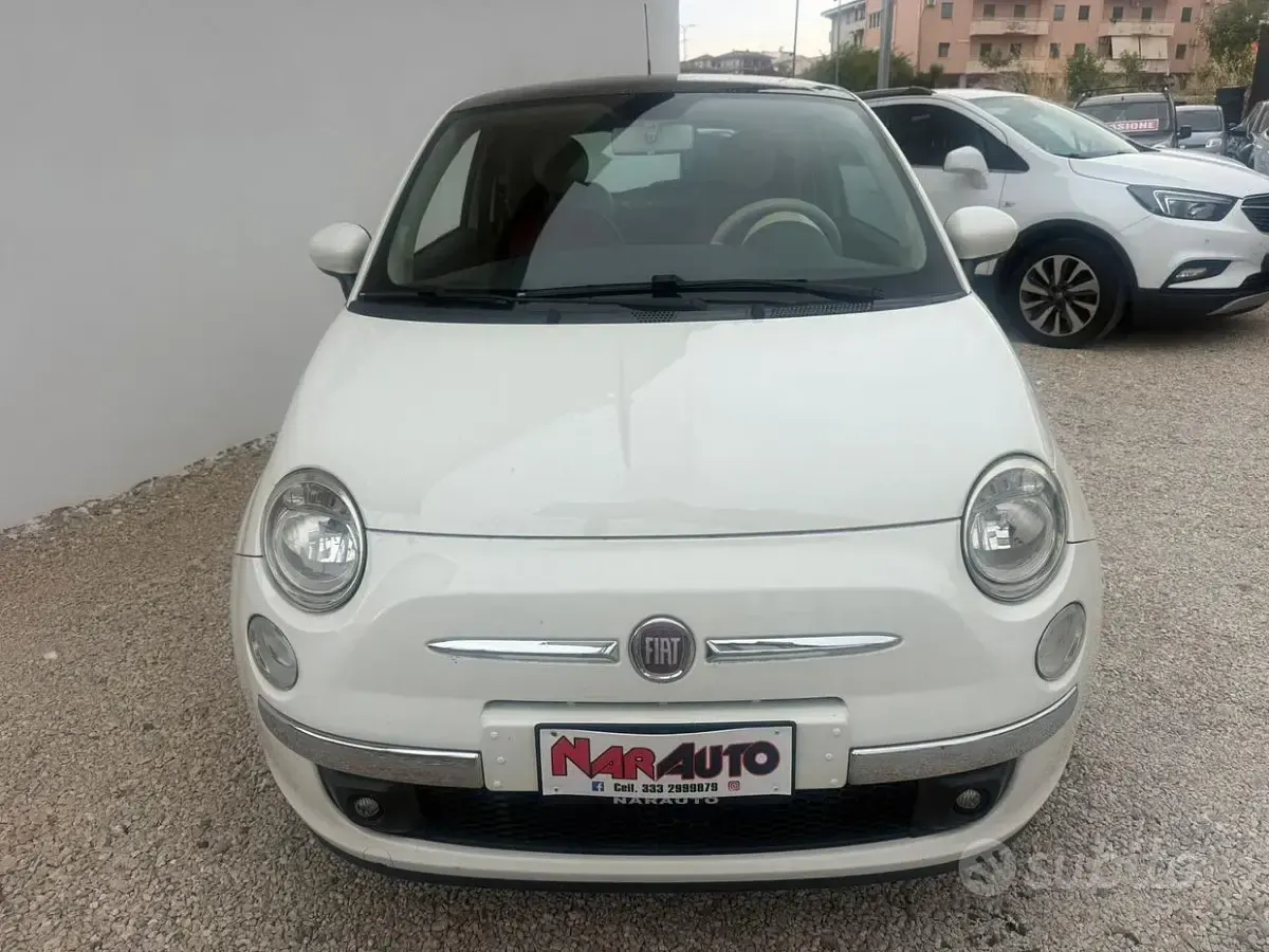 Usata Fiat 500 Lounge 69 CV (50 kW) 2008 Bianco Berlina