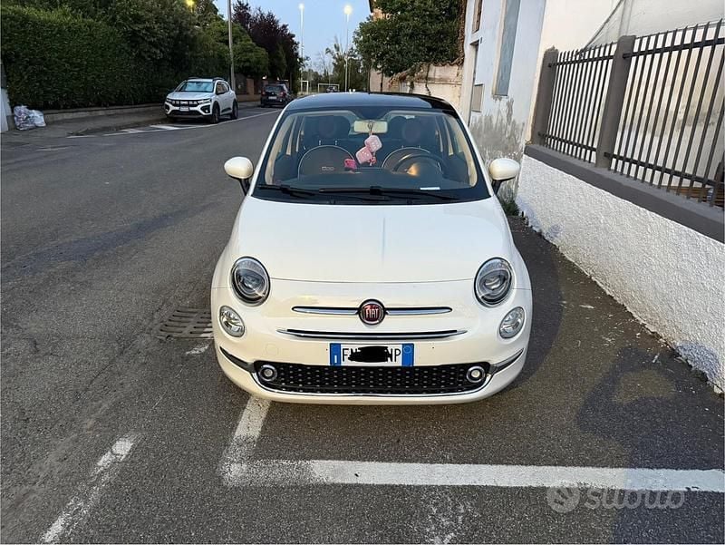 Usata Fiat 500 69 CV (50 kW) 2018 Bianco Utilitaria