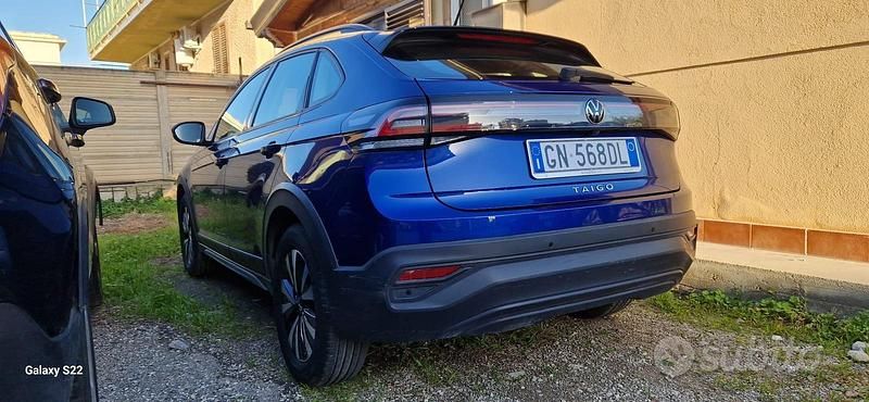 Usata VW Taigo 110 CV (80 kW) 2023 Blu SUV