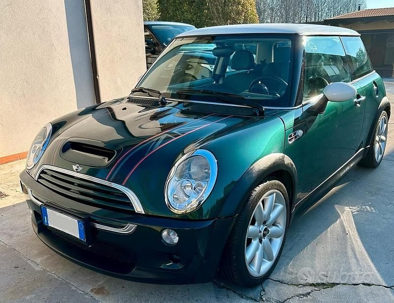 Usata Mini Cooper S 163 CV (119 kW) 2004 Verde Utilitaria