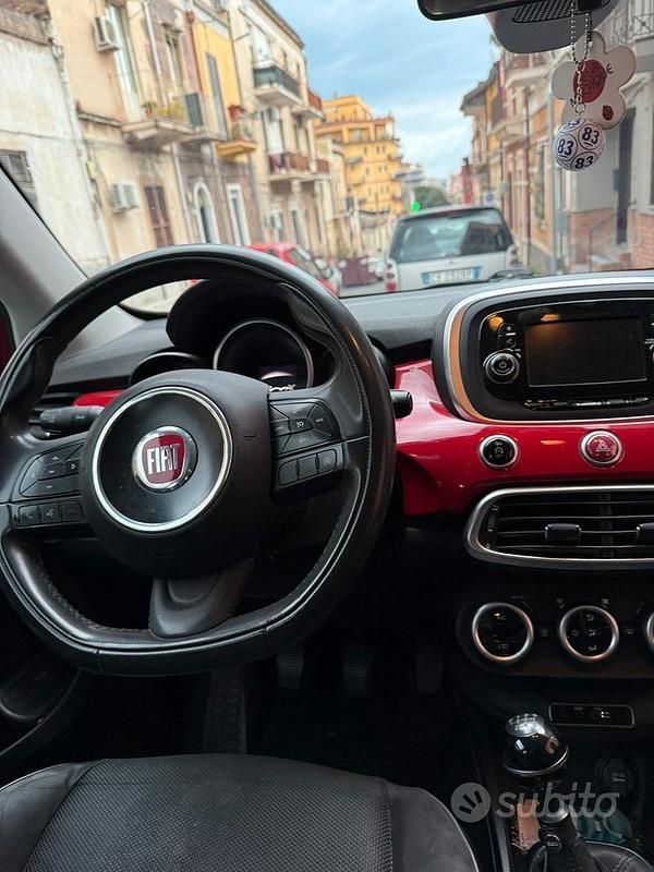 Usata Fiat 500X 110 CV (80 kW) 2016 Rosso SUV