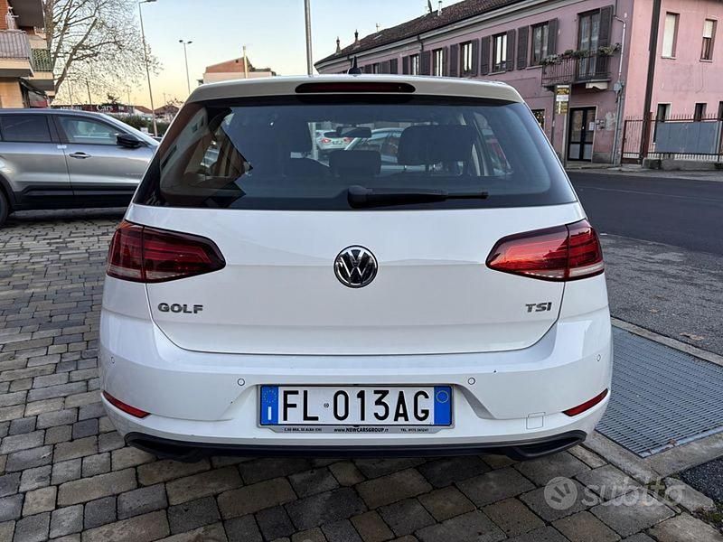 Usata VW Golf VII Trendline 86 CV (63 kW) 2017 Bianco Berlina