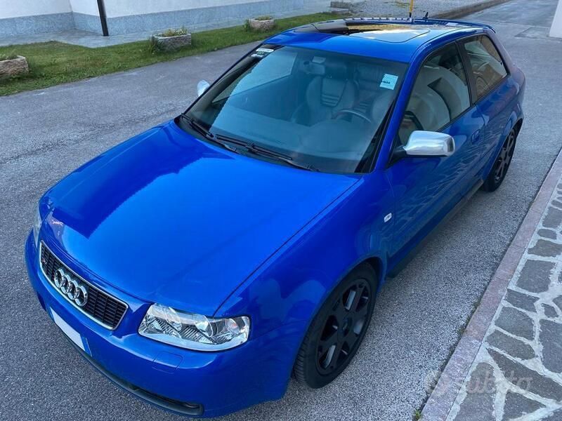 Usata Audi S3 225 CV (165 kW) 2002 Blu Utilitaria