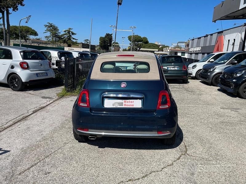 Usata Fiat 500C Lounge 69 CV (50 kW) 2019 Blu Cabrio