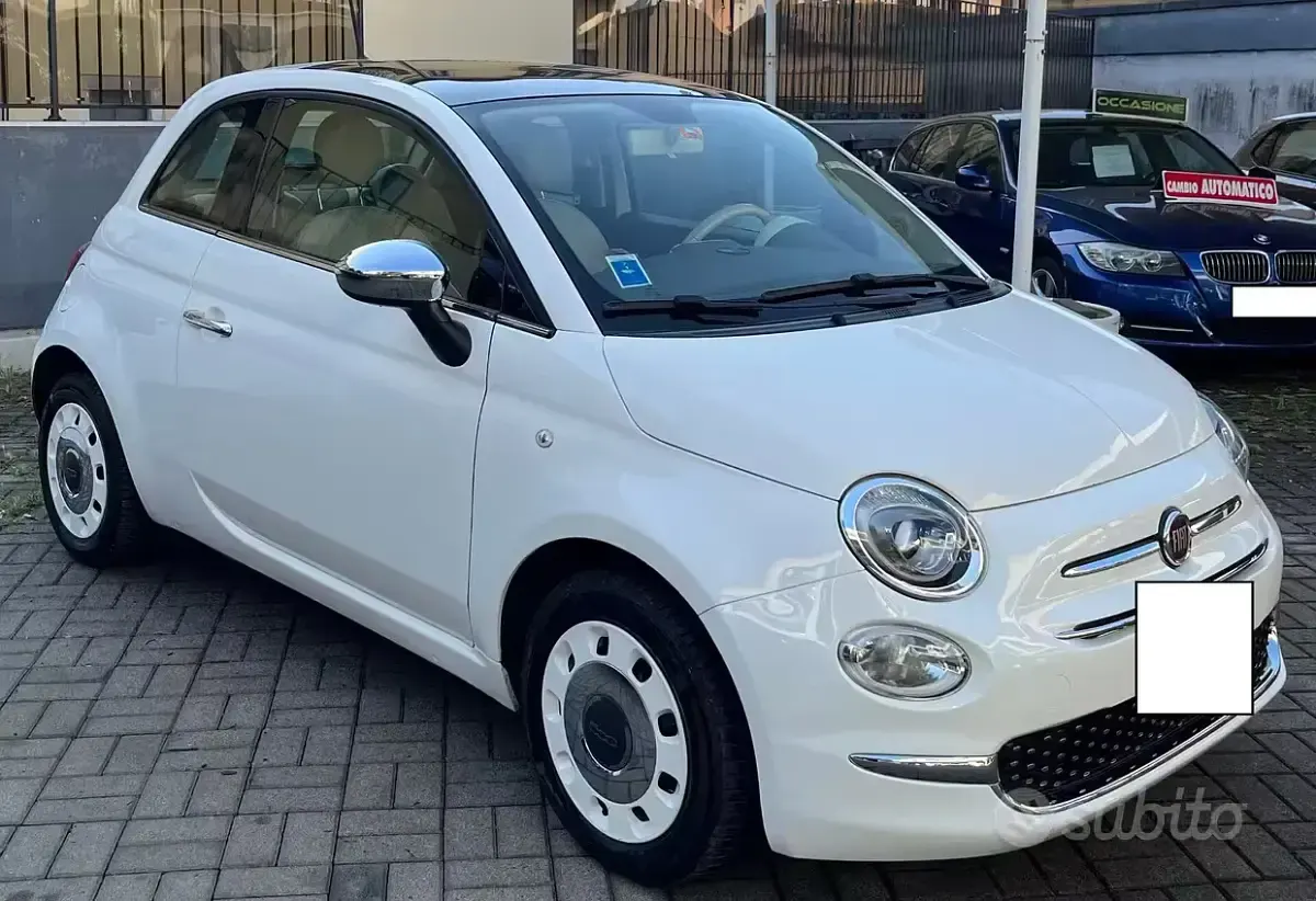 Usata Fiat 500 Lounge 69 CV (50 kW) 2017 Bianco Berlina