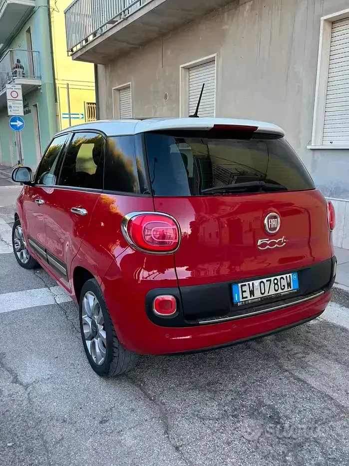 Usata Fiat 500L Lounge 85 CV (62 kW) 2014 Rosso Monovolume