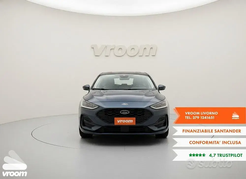 Usata Ford Focus ST-Line 125 CV (91 kW) 2022 Blu Berlina