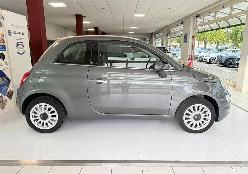Usata Fiat 500 Lounge 69 CV (50 kW) 2019 Gray Cabrio
