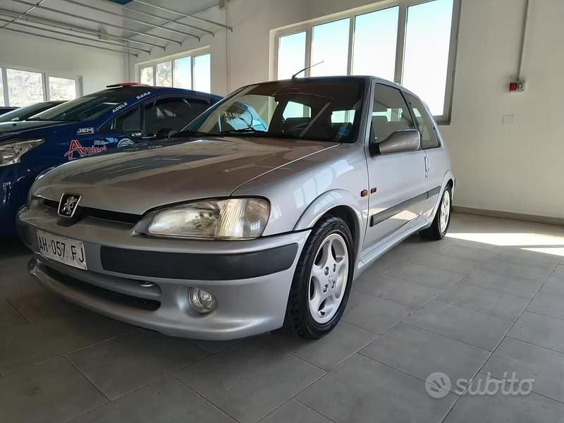 Usata Peugeot 106 GTi 118 CV (86 kW) 1997 Grigio Utilitaria