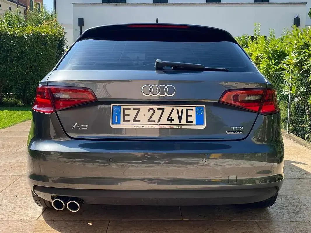 Usata Audi A3 Ambiente 184 CV (135 kW) 2015 Grigio Berlina