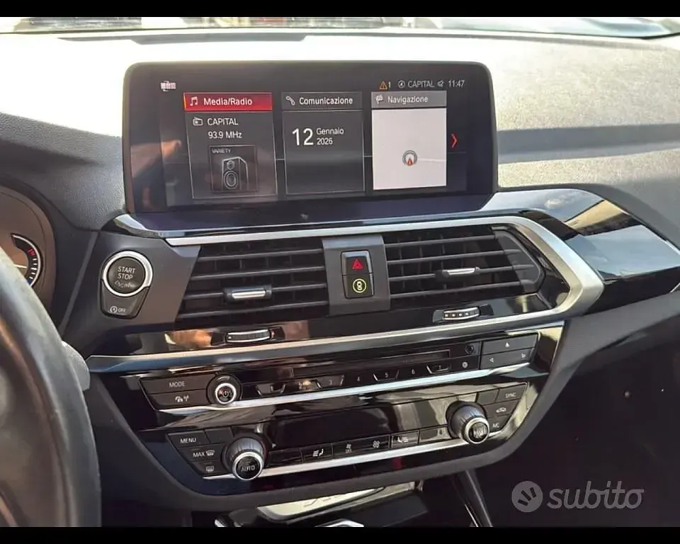 Usata BMW X3 Luxury Line 265 CV (194 kW) 2020 Grigio metallizzato scuro SUV
