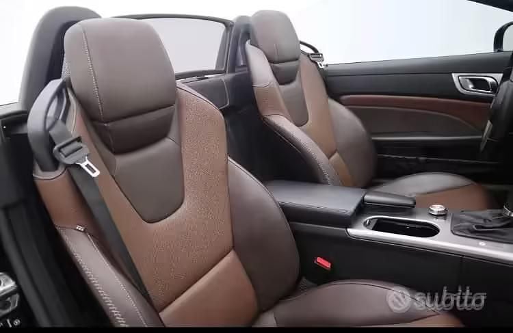 Usata Mercedes SLK200 AMG 184 CV (135 kW) 2013 Nero Cabrio