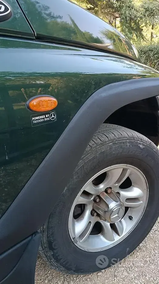 Usata SsangYong Korando 101 CV (74 kW) 2001 Verde SUV