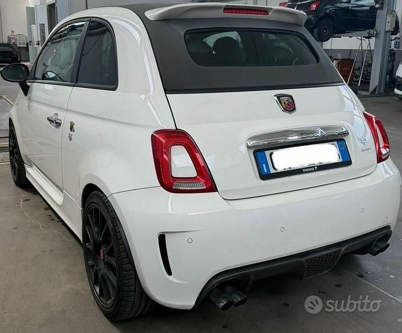 Usata Abarth 595C Turismo 160 CV (117 kW) 2014 Bianco Cabrio