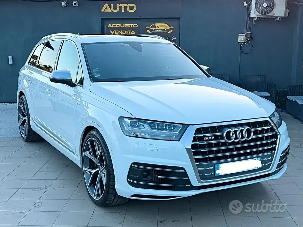 Usata Audi SQ7 Business Plus 435 CV (319 kW) 2017 Bianco SUV