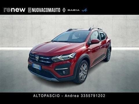 Rosso Usata 2022 Dacia Sandero Comfort Due volumi | 12.400 € (Buon prezzo) - Immagine 1/4