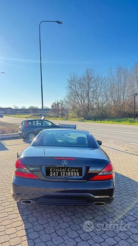 Usata Mercedes SL350 316 CV (232 kW) 2009 Nero Cabrio