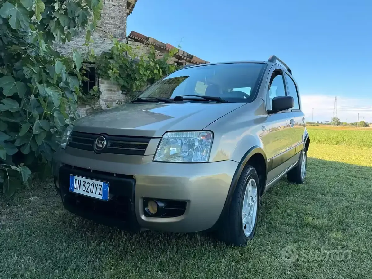 Usata Fiat Panda Climbing 51 CV (37 kW) 2008 Marrone Utilitaria