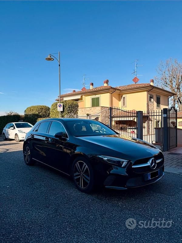 Usata Mercedes A180 Progressive 136 CV (100 kW) 2021 Nero Berlina