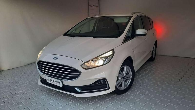 Bianco Usata 2021 Ford S-MAX Business Edition Monovolume | 16.750 € (Super prezzo) - Immagine 1/4