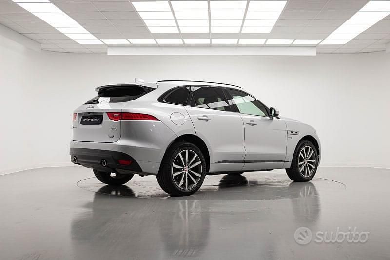 Usata Jaguar F-Pace R-Sport 300 CV (220 kW) 2018 Argento SUV